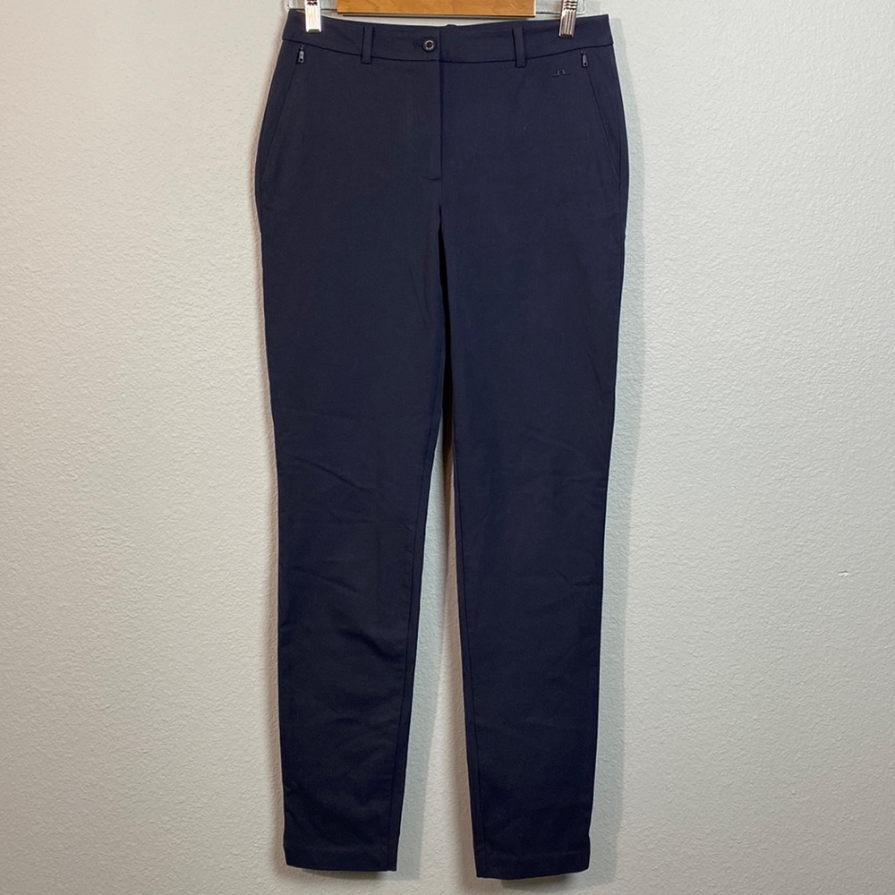 Women's J. Lindeberg Lei Fleece Twill Navy Golf Pants